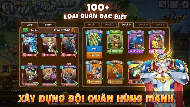 alt text: Hình ảnh game Clash of Legions cho thấy đồ họa và giao diện chiến đấu hấp dẫn.