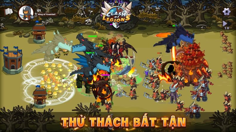Clash of Legions   												  													 MOD APK (Vô Hạn Tiền)												  												  													v1.901
