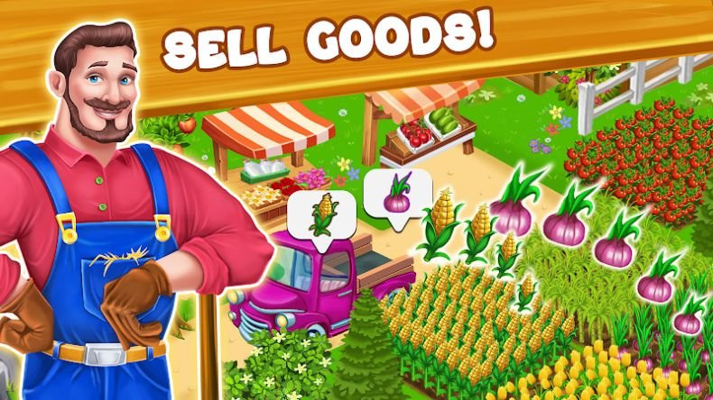 Farm Day Village Farming   												  													 MOD APK (Mua Sắm Free)												  												  													v1.2.80